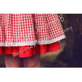 red check cute Easter picnic dress